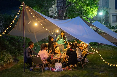 成都團建【爆款??0.5天|成都露營團建,烤肉、圍爐煮茶、KTV